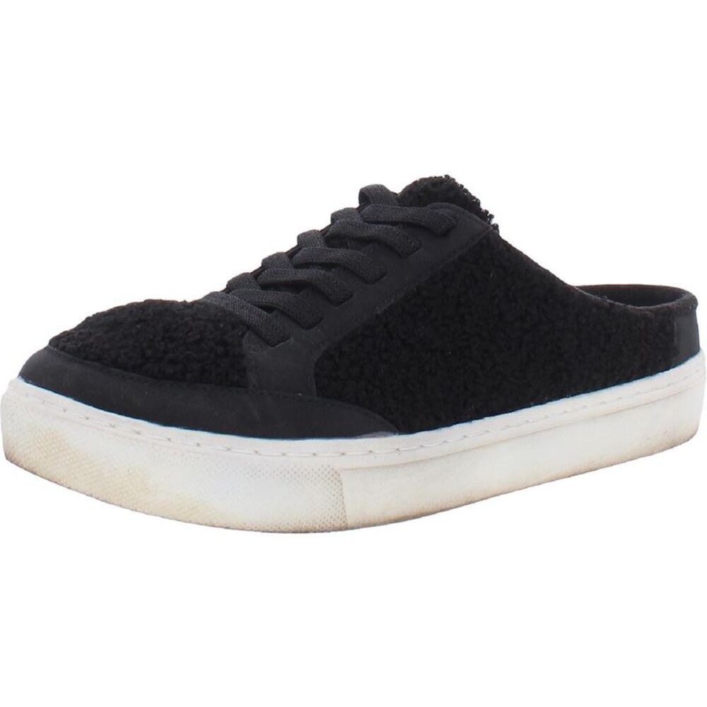 Dr. Scholl's NBD Women's Faux Shearling or Wool Slip On Sneaker Mules Used